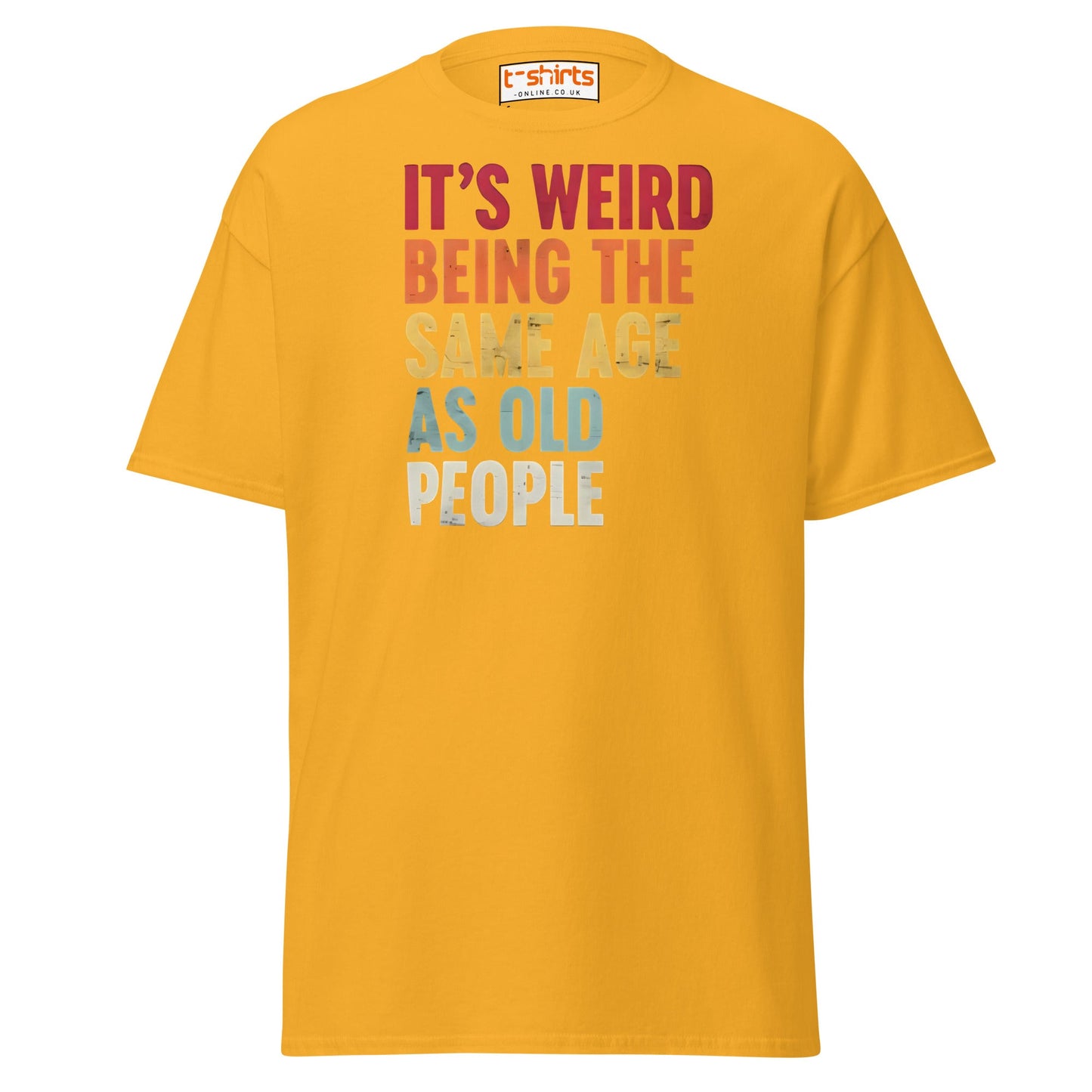 It’s Fine I’m Fine Everything is Fine T-Shirt - Gold - T-Shirts Online
