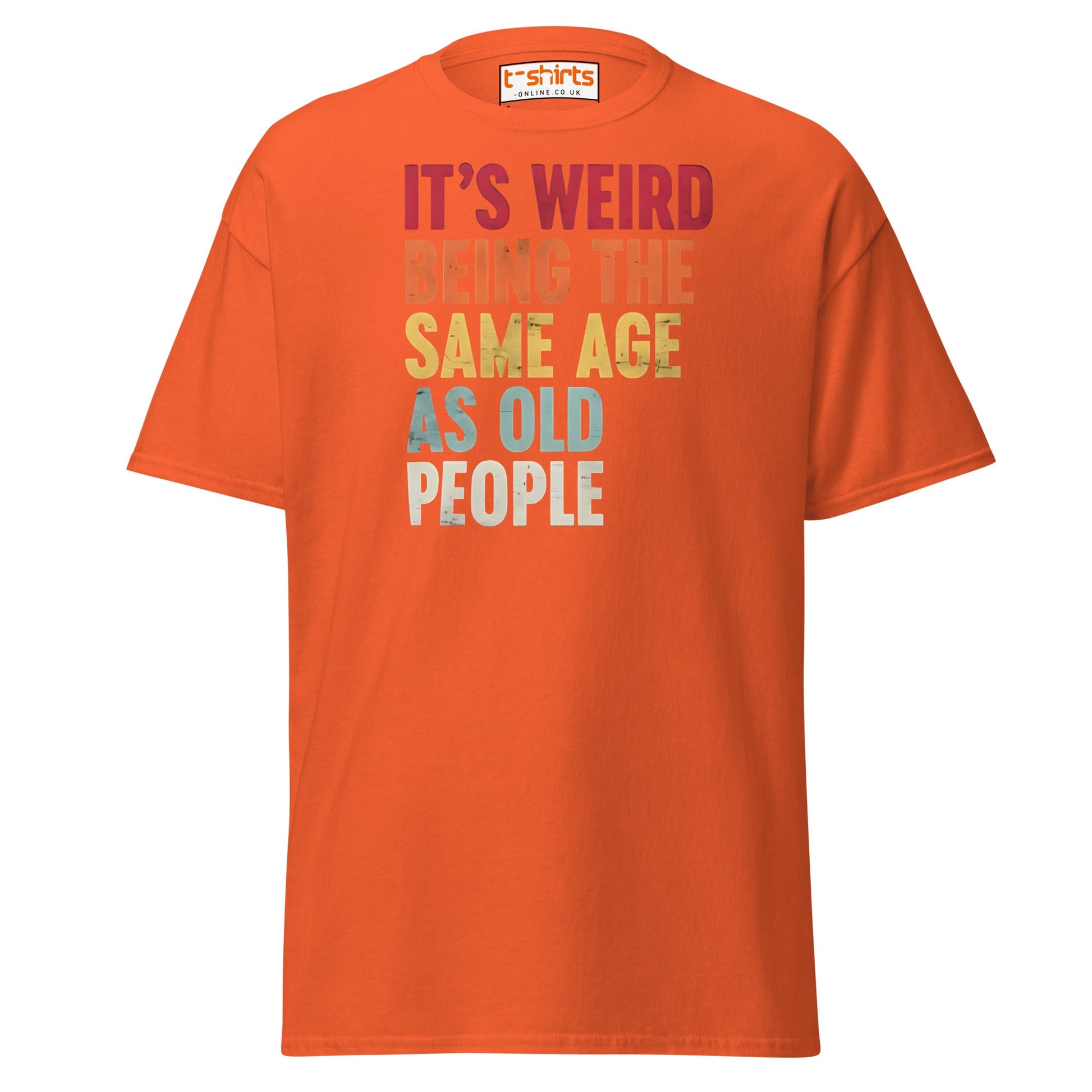 It’s Fine I’m Fine Everything is Fine T-Shirt - Orange - T-Shirts Online