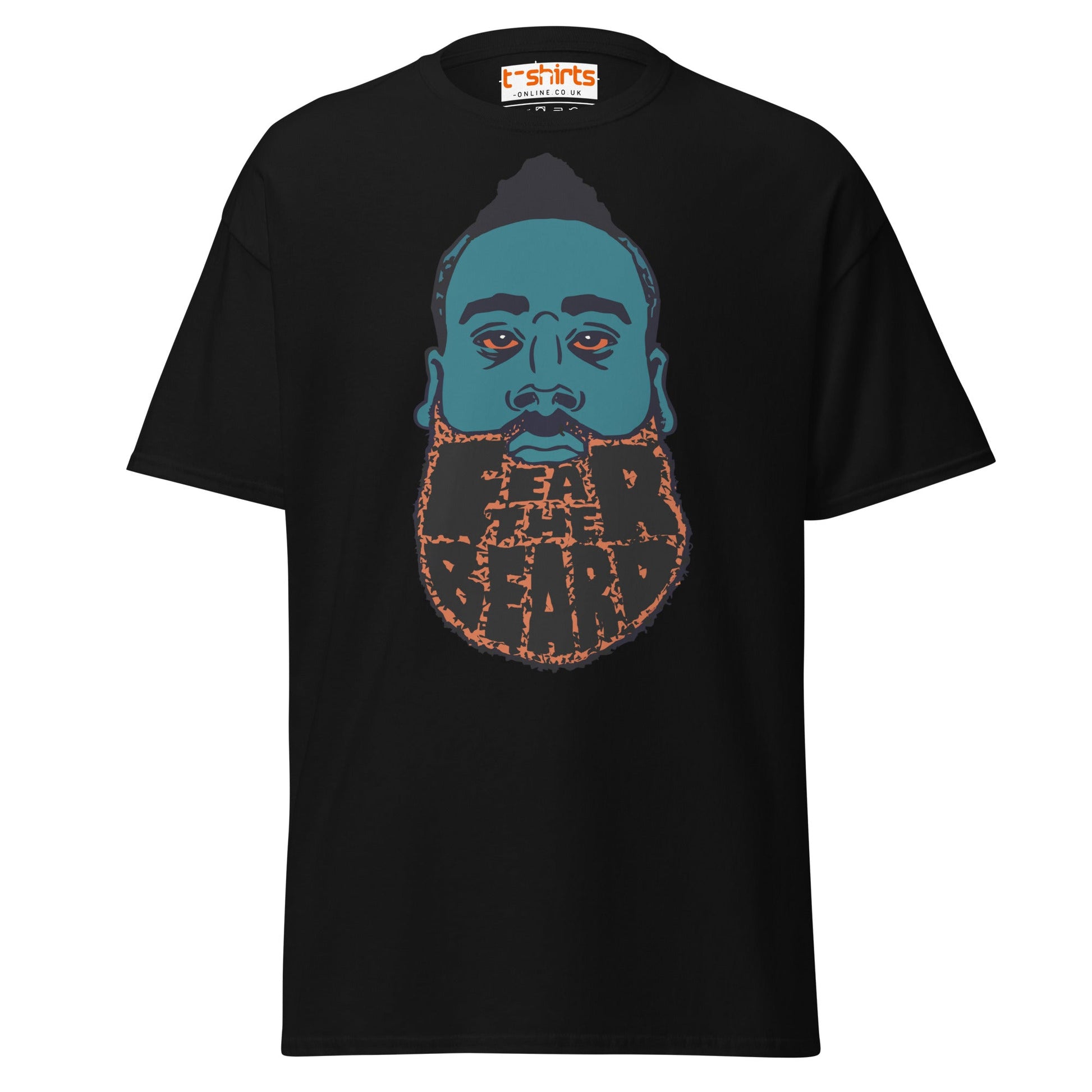 James Harden Parody T-Shirt | Fear The Beard Tee - Black - T-Shirts Online