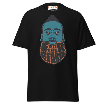 James Harden Parody T-Shirt | Fear The Beard Tee - Black - T-Shirts Online