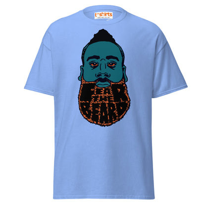 James Harden Parody T-Shirt | Fear The Beard Tee - Carolina Blue - T-Shirts Online