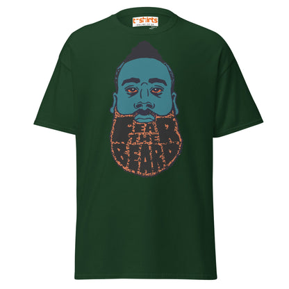 James Harden Parody T-Shirt | Fear The Beard Tee - Forest Green - T-Shirts Online