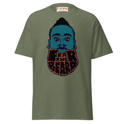 James Harden Parody T-Shirt | Fear The Beard Tee - Military Green - T-Shirts Online