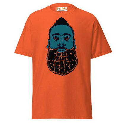 James Harden Parody T-Shirt | Fear The Beard Tee - Orange - T-Shirts Online