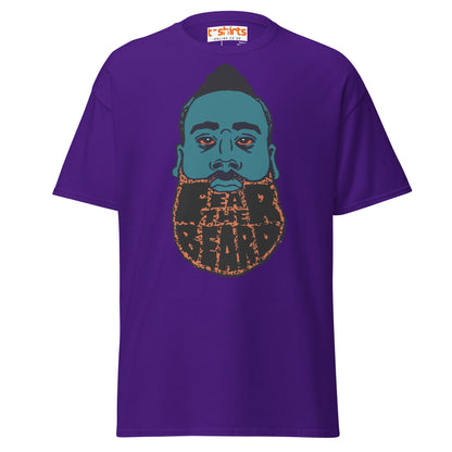James Harden Parody T-Shirt | Fear The Beard Tee - Purple - T-Shirts Online