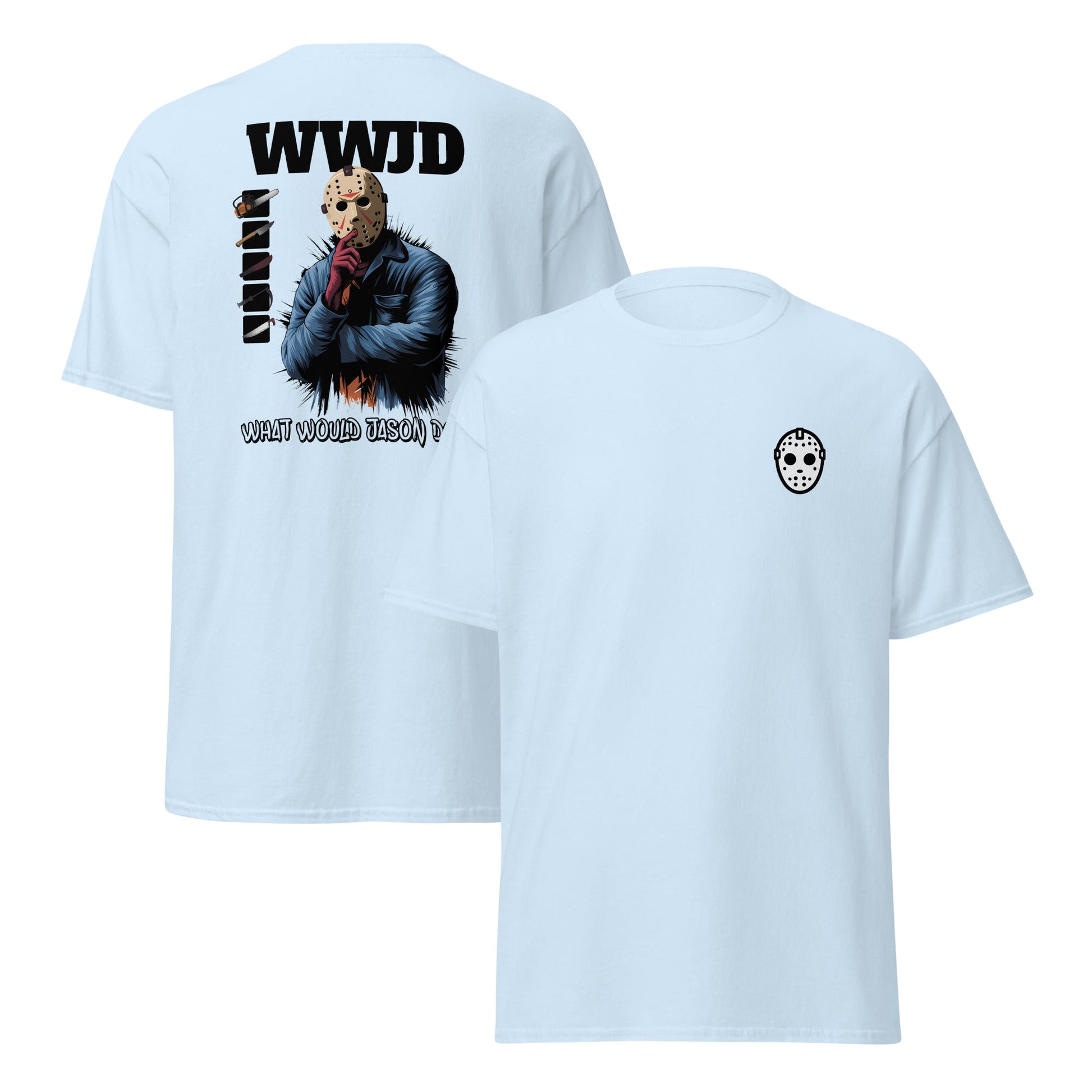 Jason | Horror T-Shirt - Light Blue - T-Shirts Online