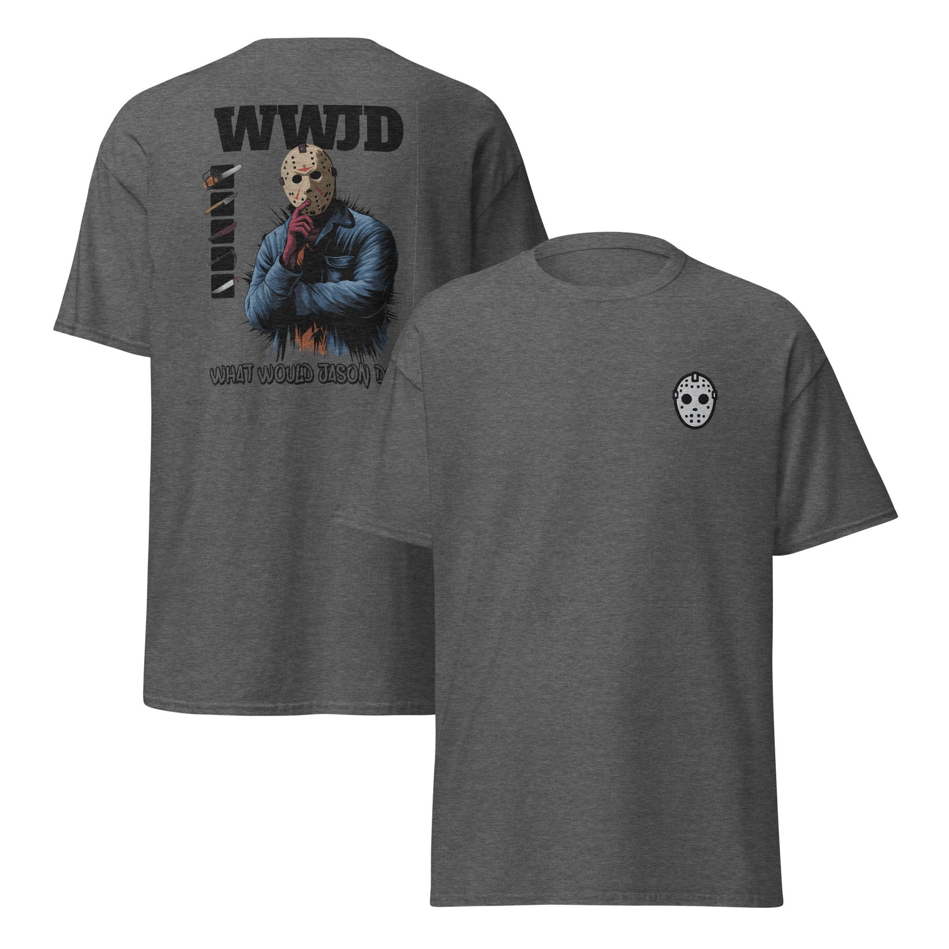Jason | Horror T-Shirt - Dark Heather - T-Shirts Online