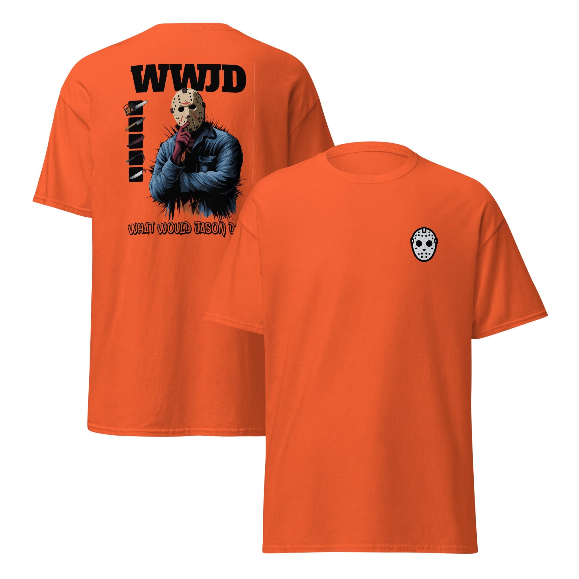 Jason | Horror T-Shirt - Orange - T-Shirts Online