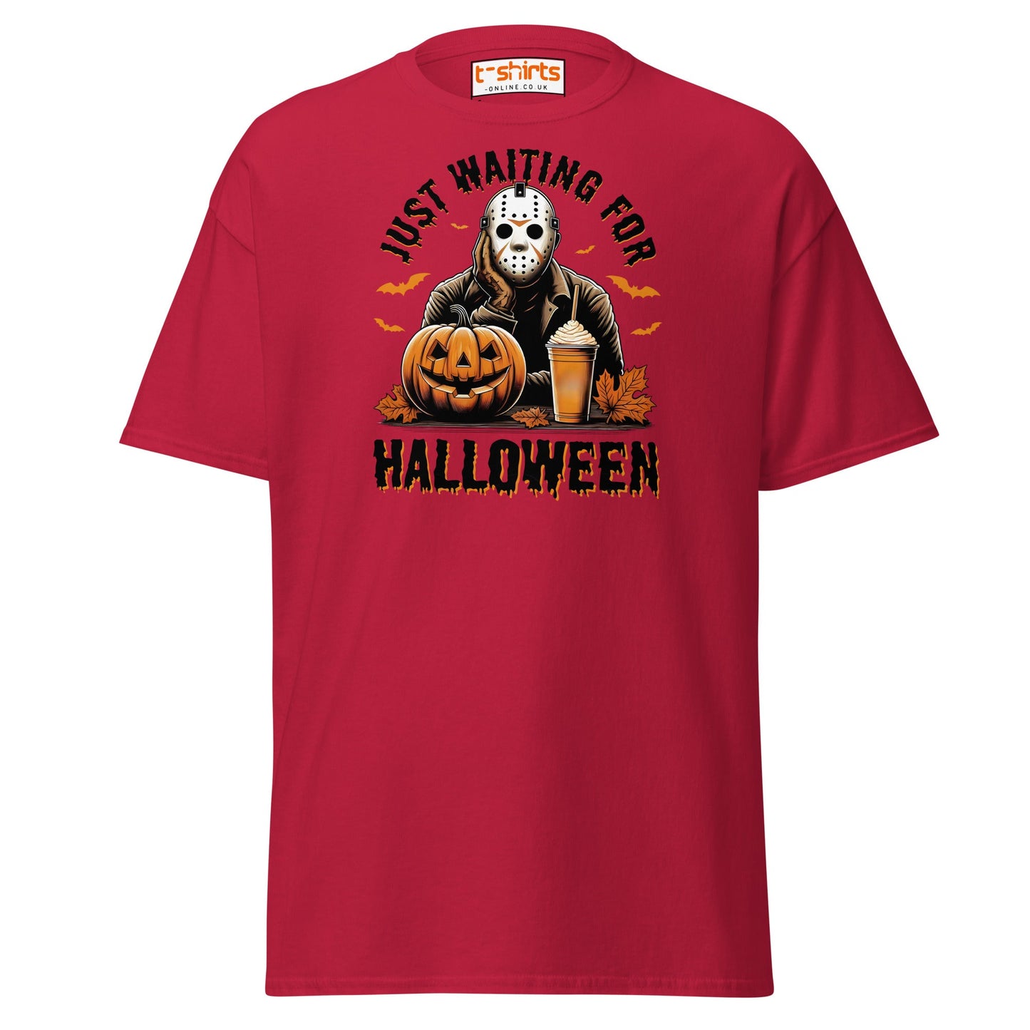 Jason Voorhees Halloween Coffee T-Shirt - Cardinal - T-Shirts Online
