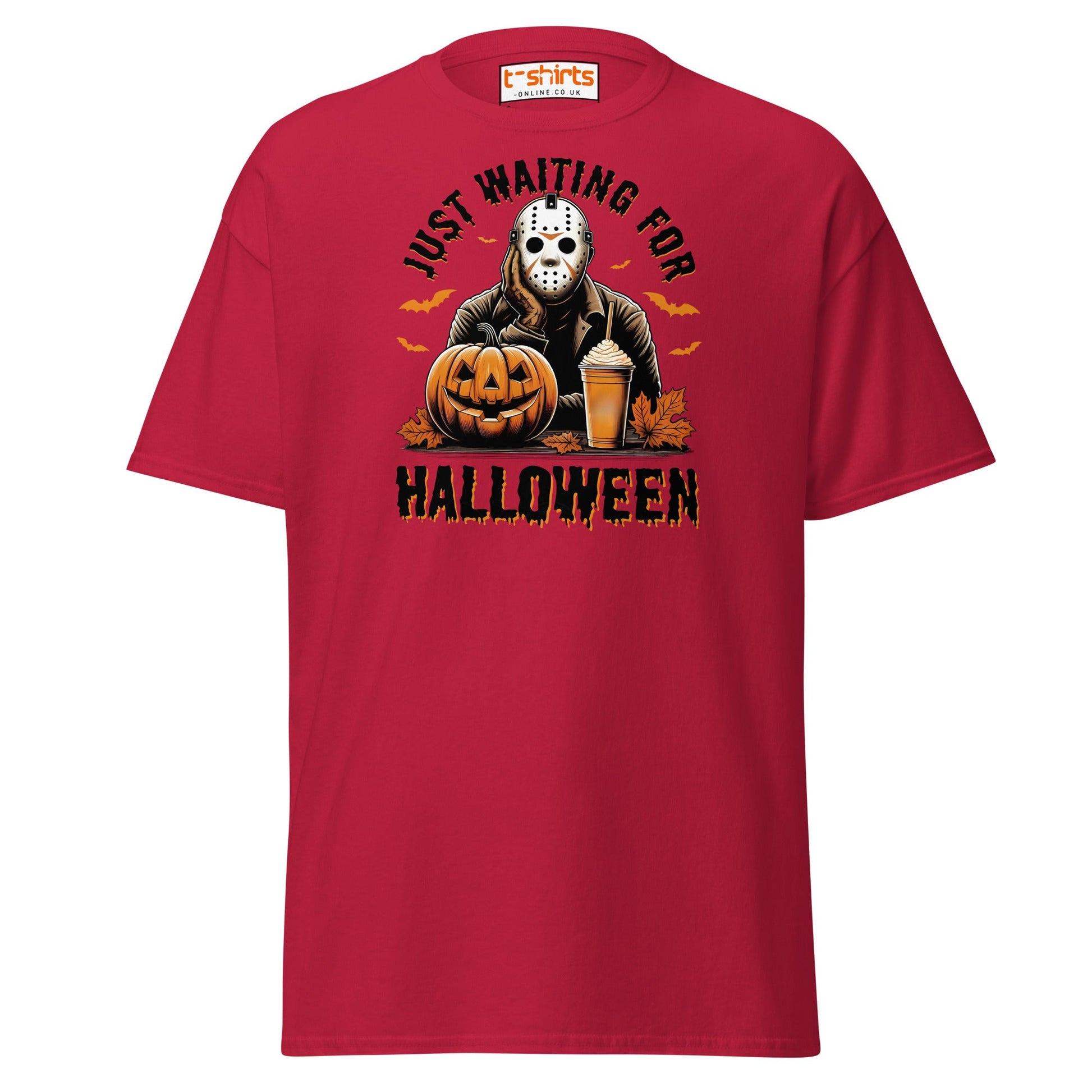 Jason Voorhees Halloween Coffee T-Shirt - Cardinal - T-Shirts Online