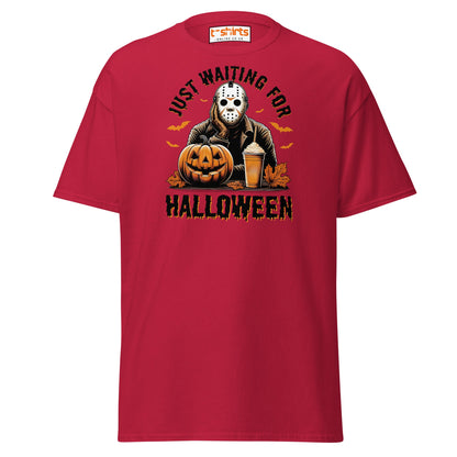 Jason Voorhees Halloween Coffee T-Shirt - Cardinal - T-Shirts Online