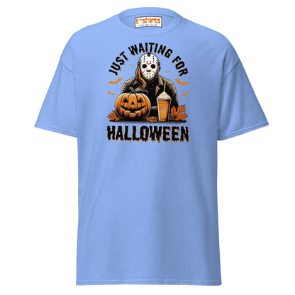 Jason Voorhees Halloween Coffee T-Shirt - Carolina Blue - T-Shirts Online