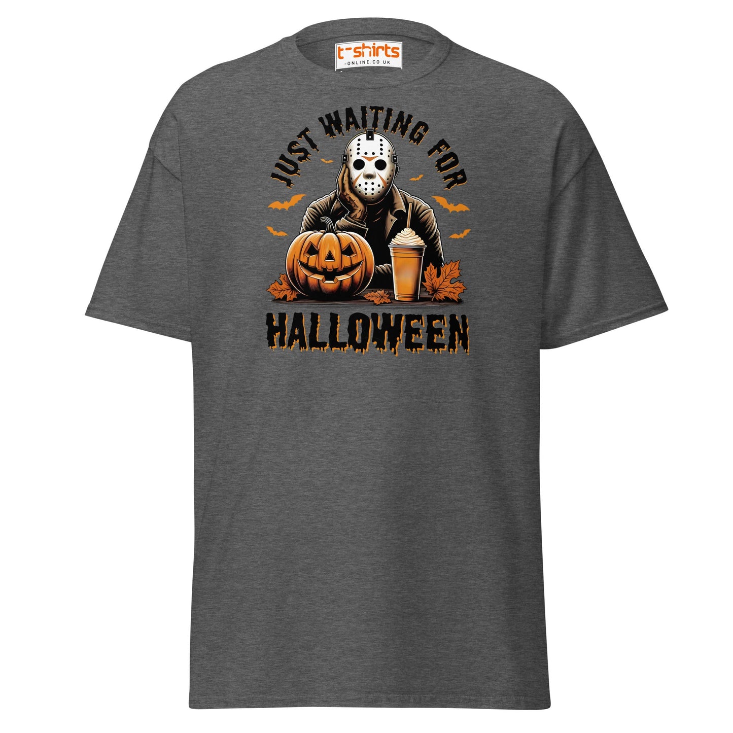 Jason Voorhees Halloween Coffee T-Shirt - Dark Heather - T-Shirts Online