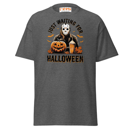 Jason Voorhees Halloween Coffee T-Shirt - Dark Heather - T-Shirts Online