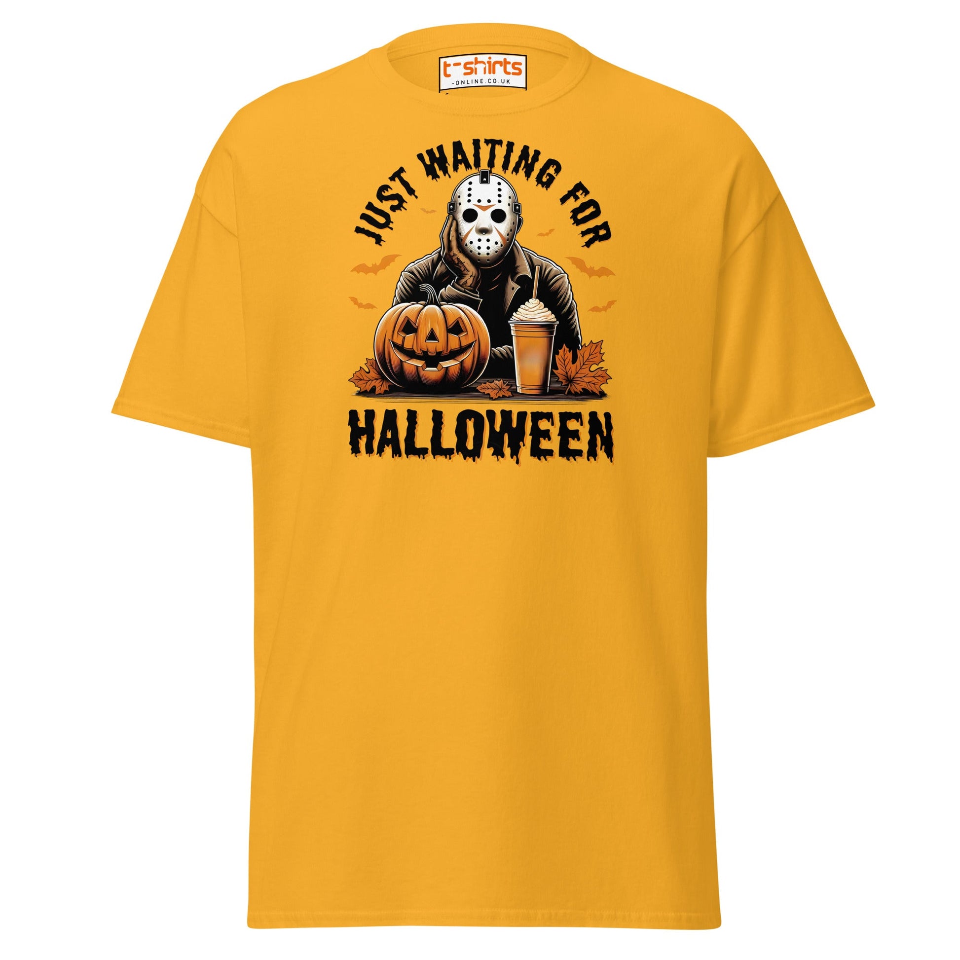 Jason Voorhees Halloween Coffee T-Shirt - Gold - T-Shirts Online