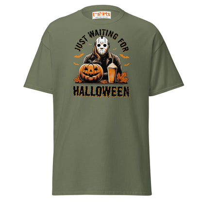 Jason Voorhees Halloween Coffee T-Shirt - Military Green - T-Shirts Online