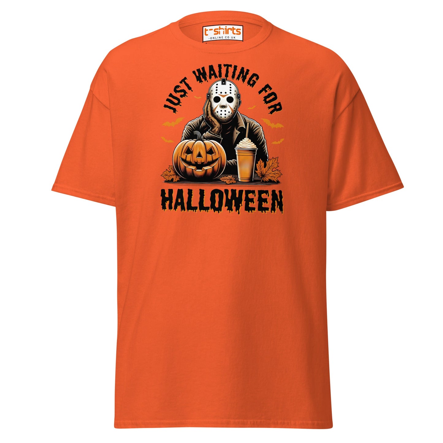 Jason Voorhees Halloween Coffee T-Shirt - Orange - T-Shirts Online