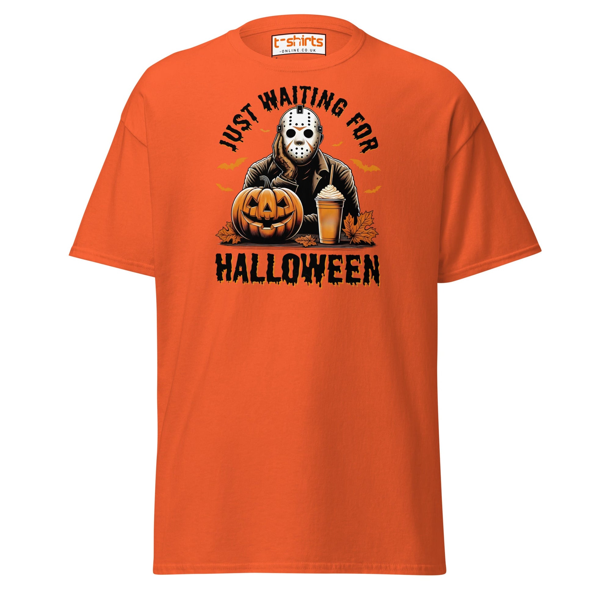 Jason Voorhees Halloween Coffee T-Shirt - Orange - T-Shirts Online
