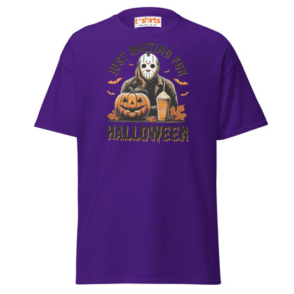 Jason Voorhees Halloween Coffee T-Shirt - Purple - T-Shirts Online