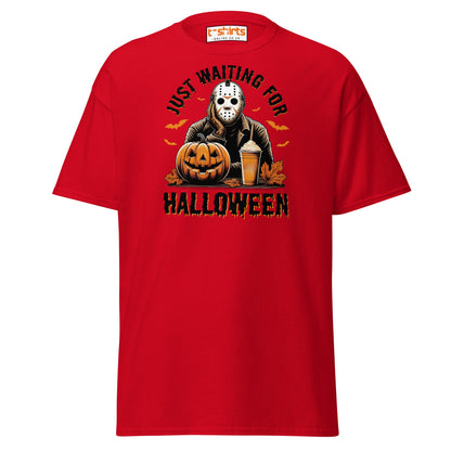 Jason Voorhees Halloween Coffee T-Shirt - Red - T-Shirts Online