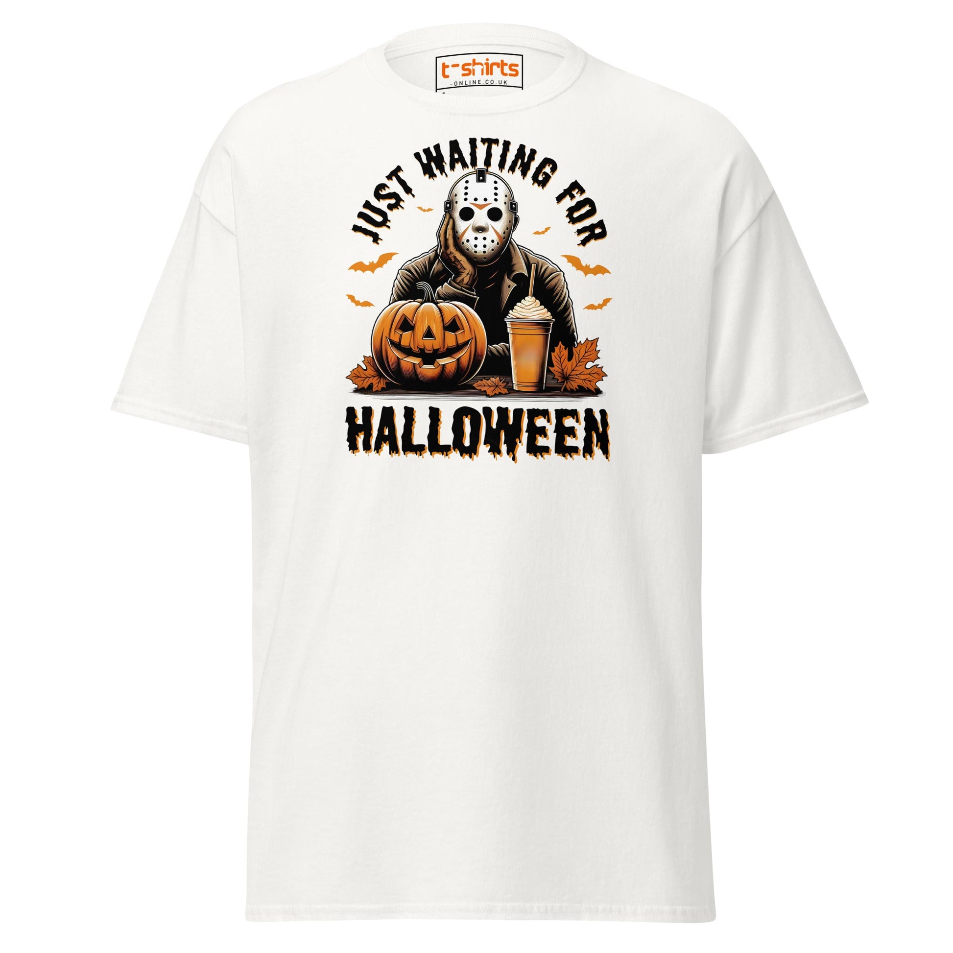 Jason Voorhees Halloween Coffee T-Shirt - White - T-Shirts Online