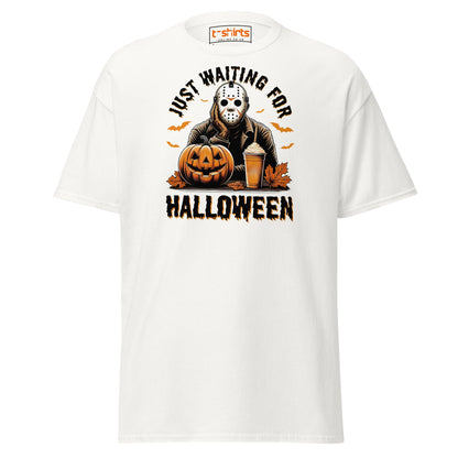 Jason Voorhees Halloween Coffee T-Shirt - White - T-Shirts Online