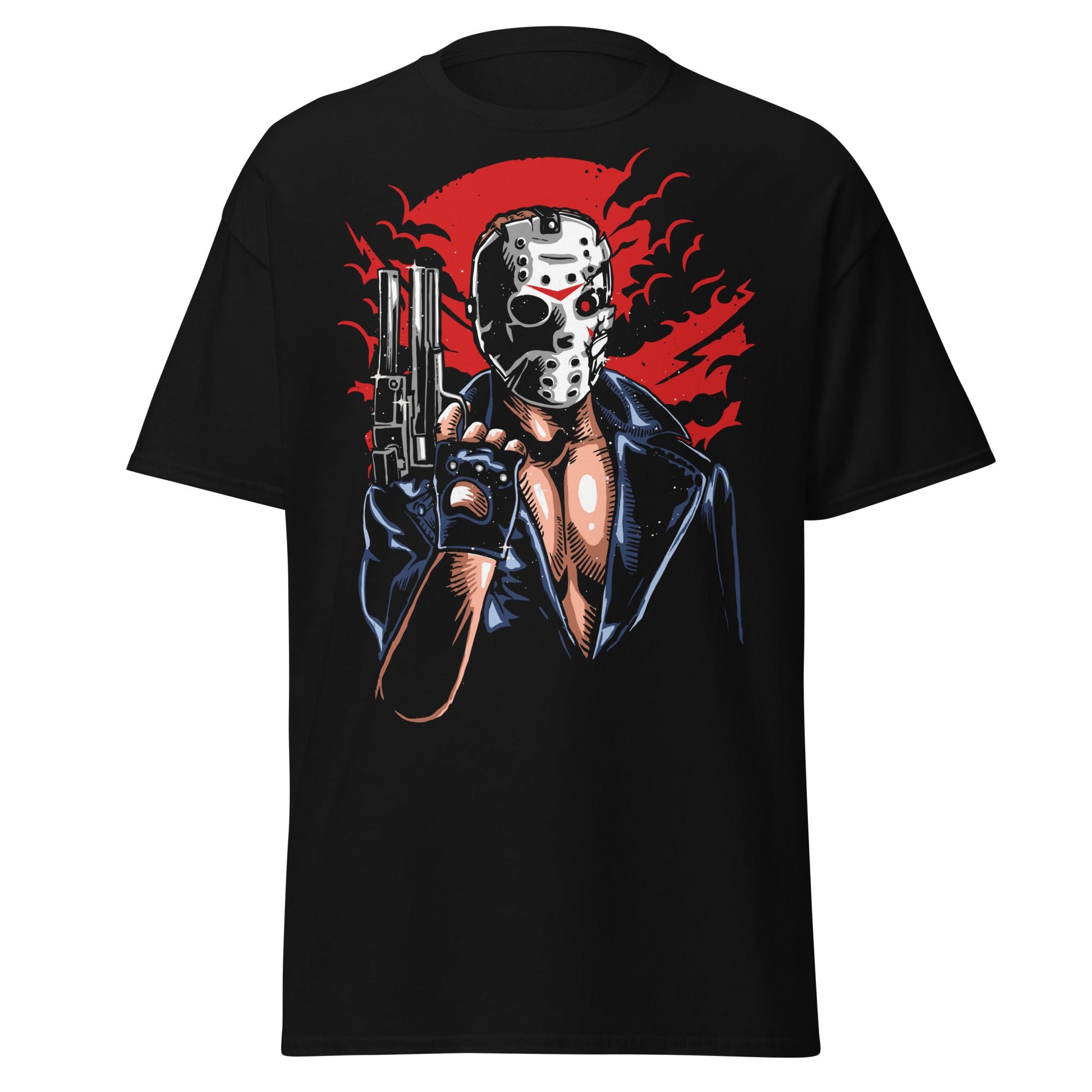 Jason vs. Terminator Mashup T-Shirt - "Will Be Back" - S - T-Shirts Online