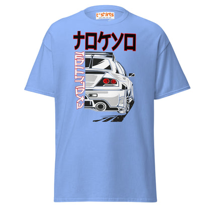JDM Drift Car T-Shirt | Japanese Kanji Streetwear Tee - Carolina Blue - T-Shirts Online
