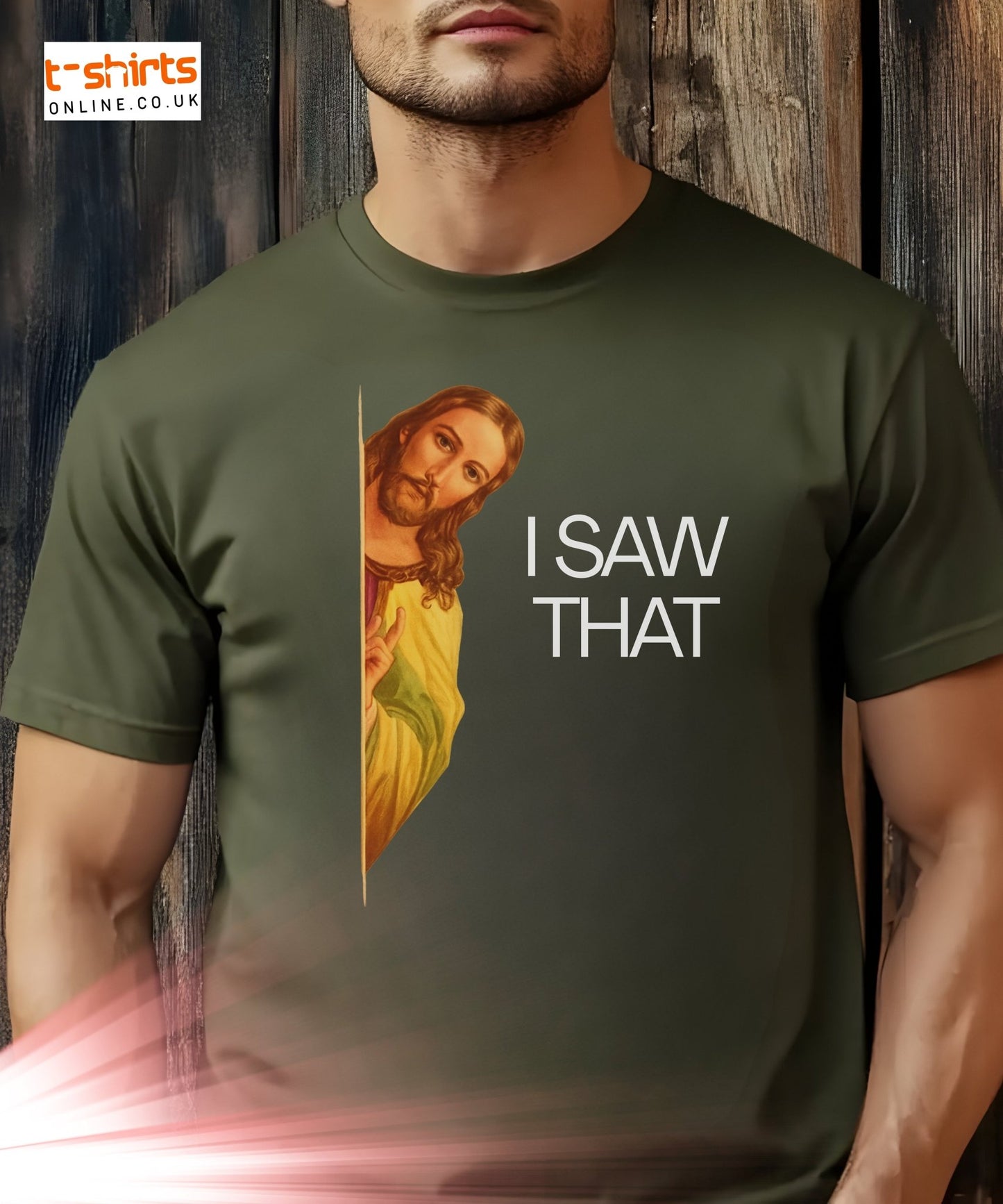 Jesus Saw That T-Shirt | Funny Tee - Black - T-Shirts Online