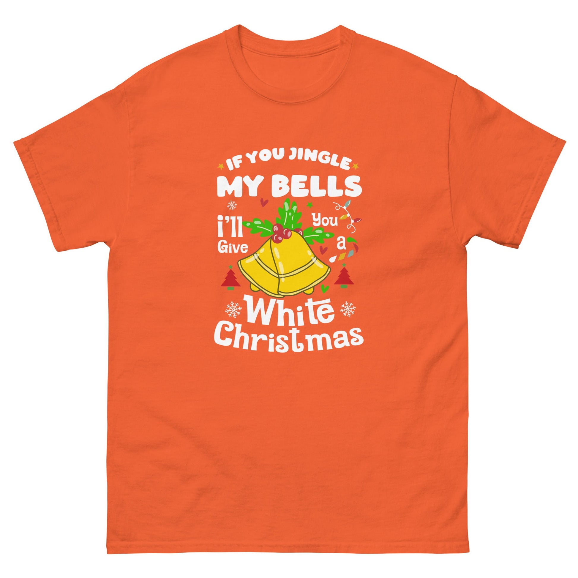 Jingle My Bells | Adult T Shirt - Orange - T-Shirts Online