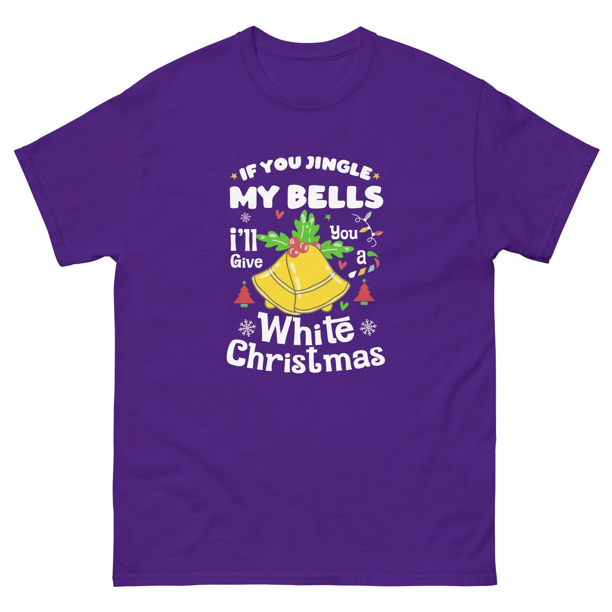 Jingle My Bells | Adult T Shirt - Purple - T-Shirts Online