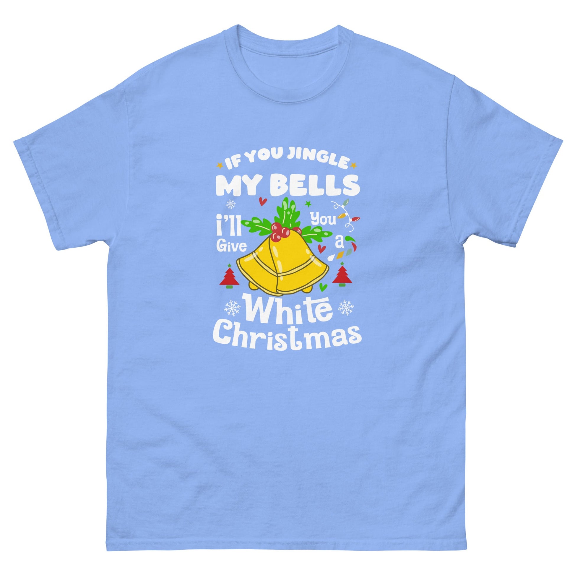 Jingle My Bells | Adult T Shirt - Carolina Blue - T-Shirts Online