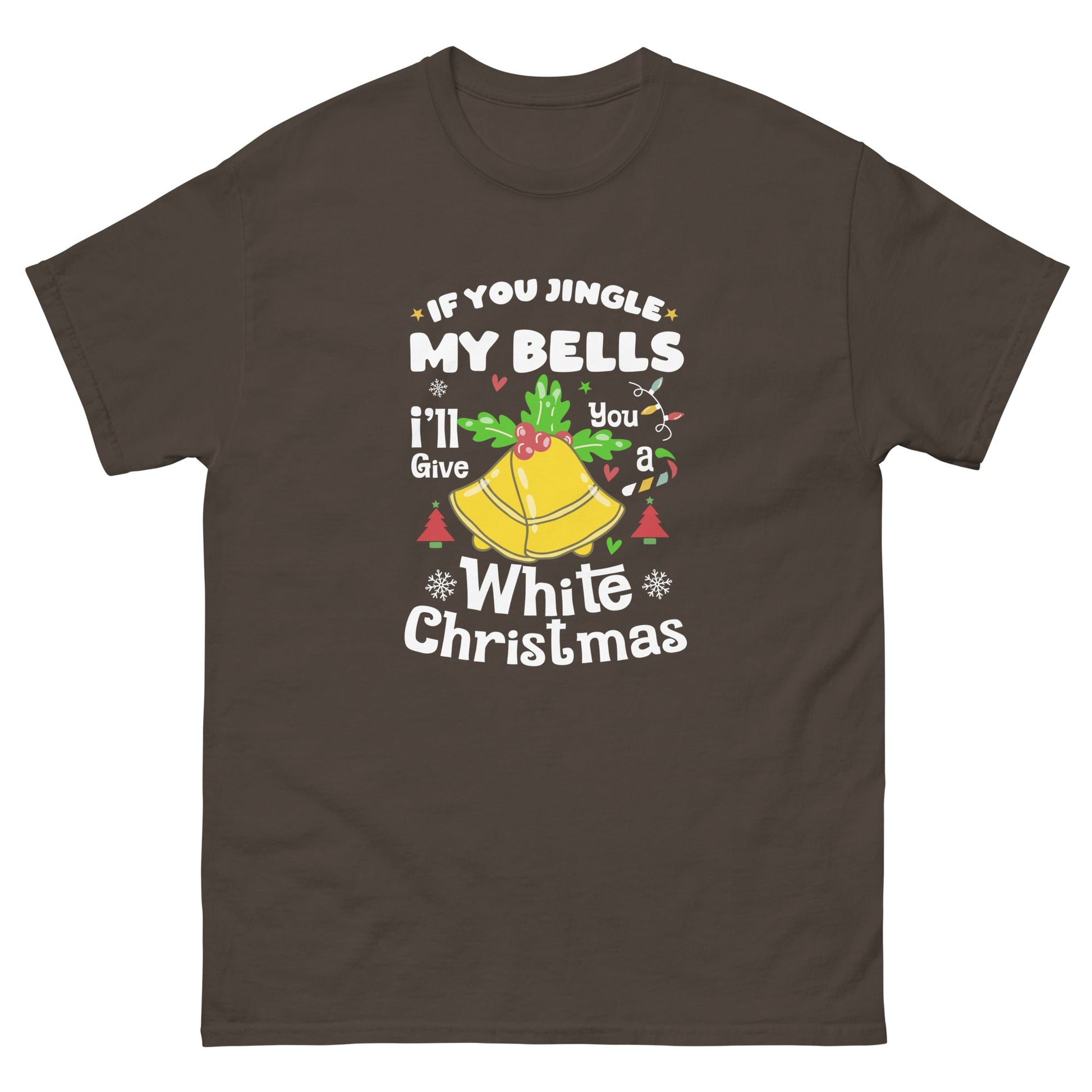 Jingle My Bells | Adult T Shirt - Dark Chocolate - T-Shirts Online
