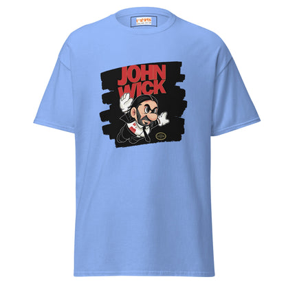 John Wick | Mashup Gamer Movie T-Shirt - Carolina Blue - T-Shirts Online