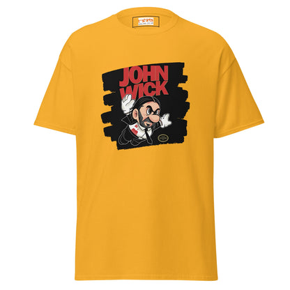 John Wick | Mashup Gamer Movie T-Shirt - Gold - T-Shirts Online