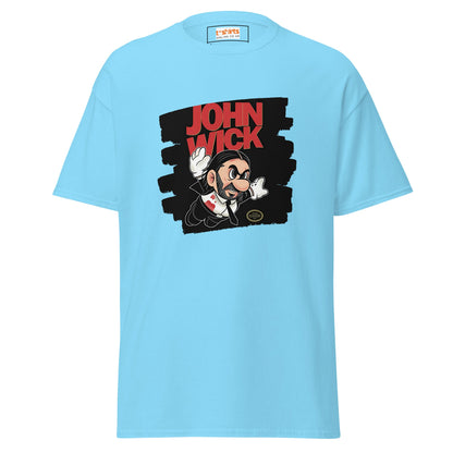 John Wick | Mashup Gamer Movie T-Shirt - Sky - T-Shirts Online