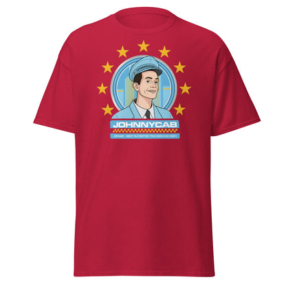 Johnnycab T-Shirt - Total Recall Automated Taxi Parody - Cardinal - T-Shirts Online