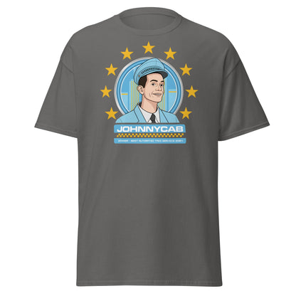 Johnnycab T-Shirt - Total Recall Automated Taxi Parody - Charcoal - T-Shirts Online