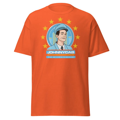 Johnnycab T-Shirt - Total Recall Automated Taxi Parody - Orange - T-Shirts Online