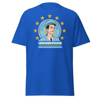 Johnnycab T-Shirt - Total Recall Automated Taxi Parody - Royal - T-Shirts Online