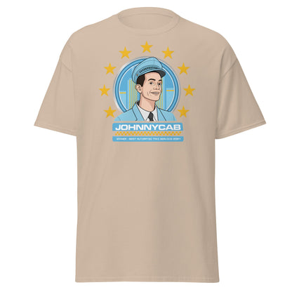 Johnnycab T-Shirt - Total Recall Automated Taxi Parody - Sand - T-Shirts Online