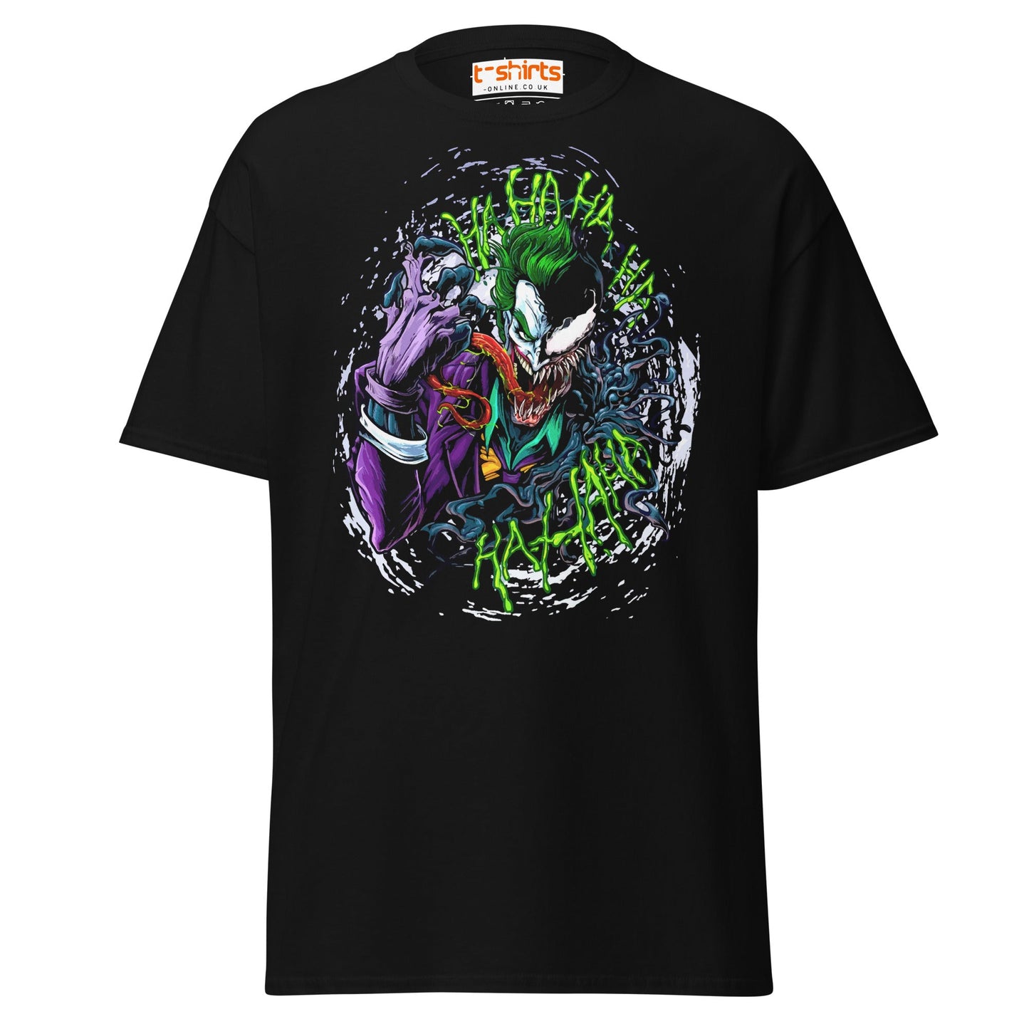 Joker Symbiote T-Shirt – Villain Fusion Parody Tee - Black - T-Shirts Online