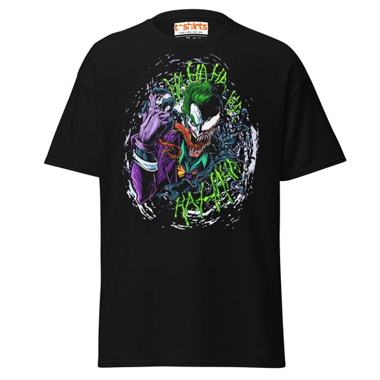 Joker Symbiote T-Shirt – Villain Fusion Parody Tee - Black - T-Shirts Online