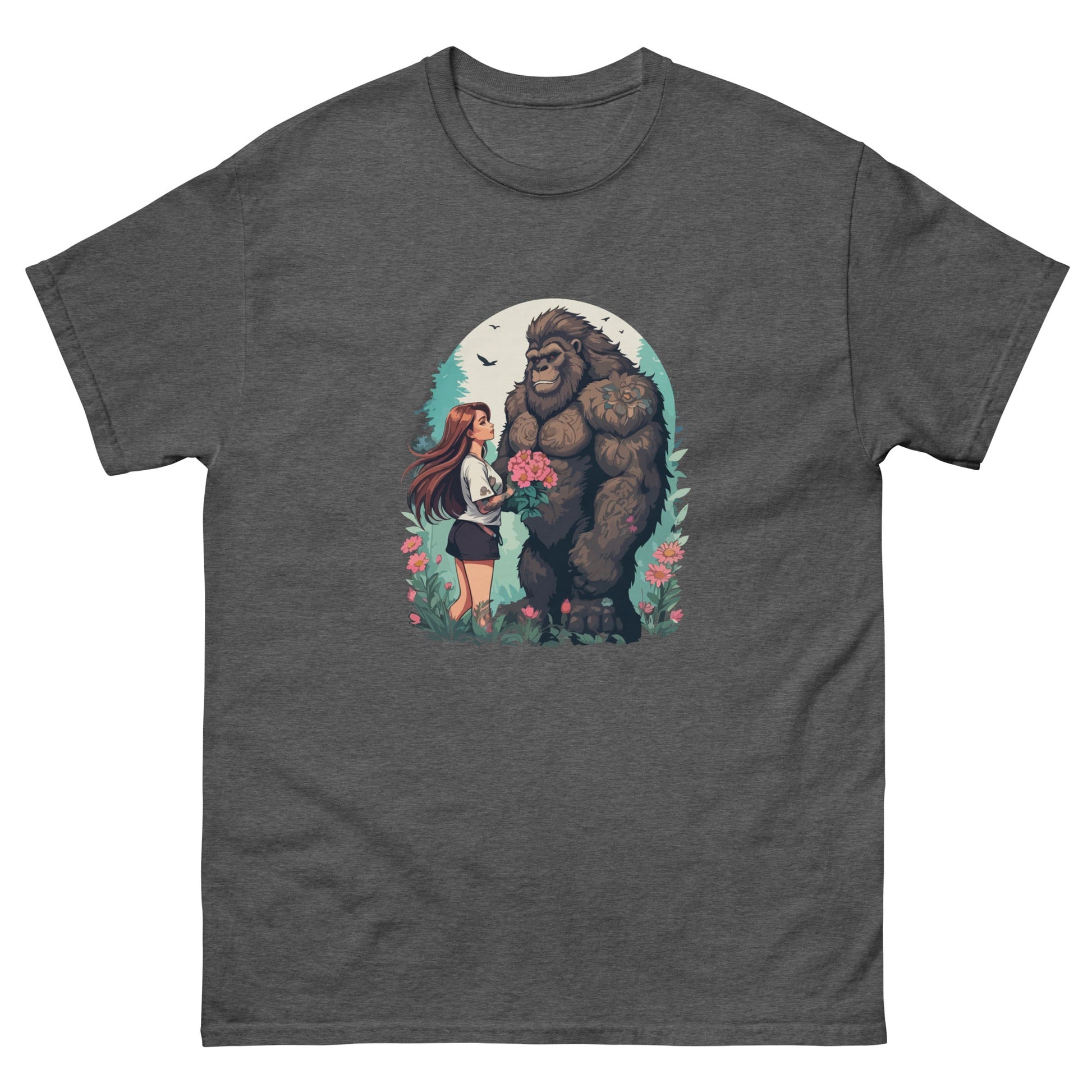Just a Girl & Her Gorilla | Adult T-Shirt - T-Shirts Online