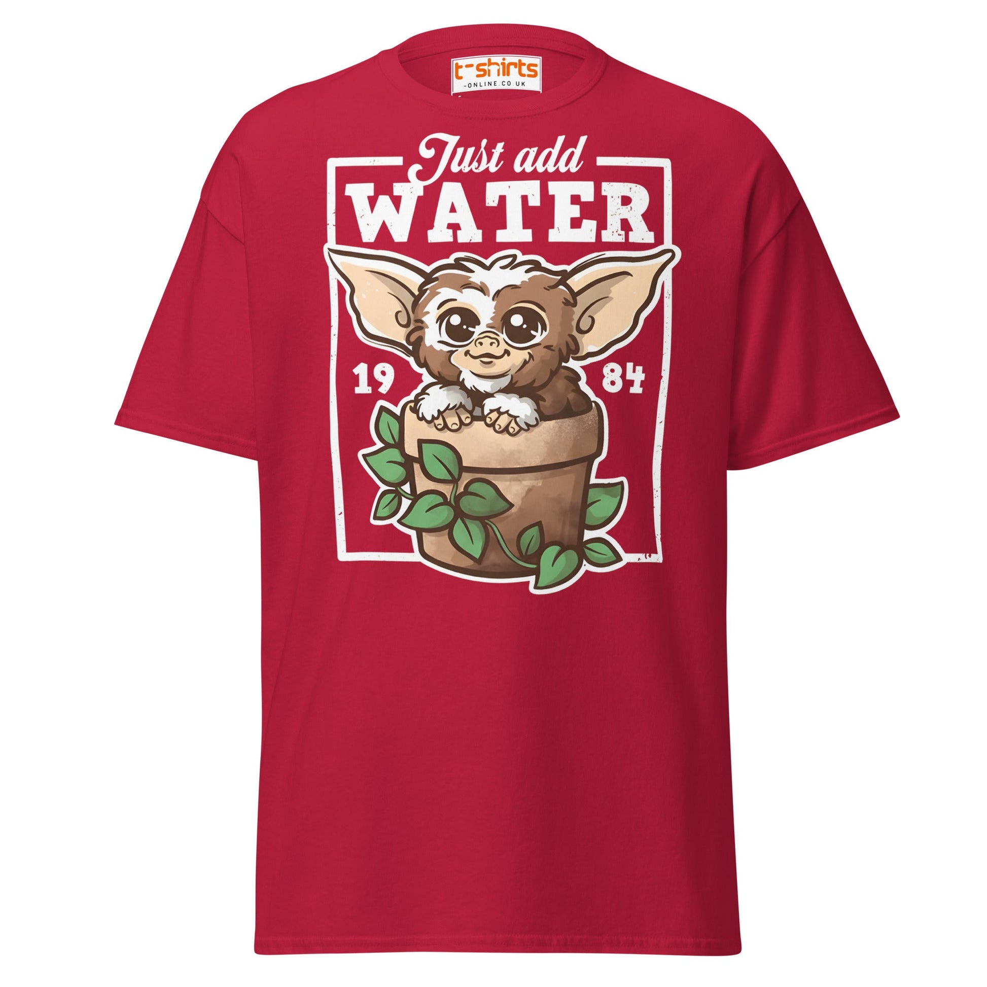 Just Add Water T-Shirt – Cute Retro Creature Tee - Cardinal - T-Shirts Online