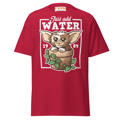 Just Add Water T-Shirt – Cute Retro Creature Tee - Cardinal - T-Shirts Online