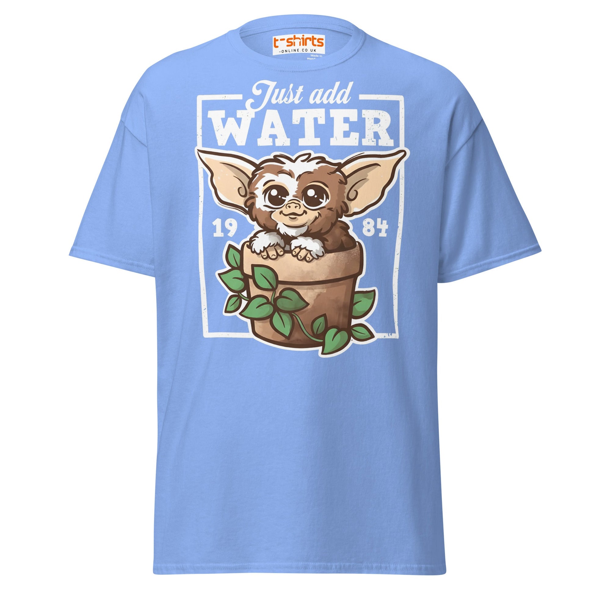 Just Add Water T-Shirt – Cute Retro Creature Tee - Carolina Blue - T-Shirts Online