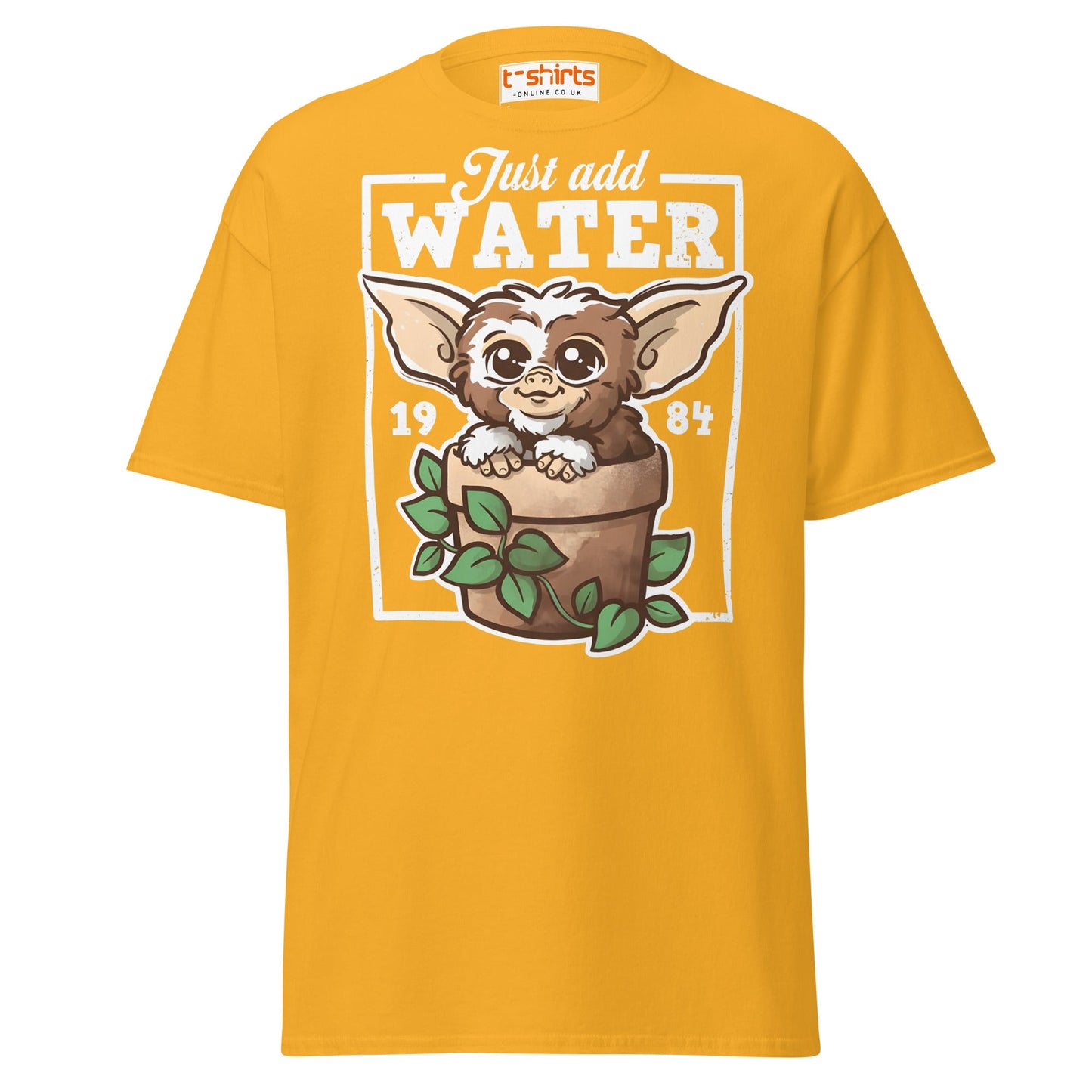 Just Add Water T-Shirt – Cute Retro Creature Tee - Gold - T-Shirts Online