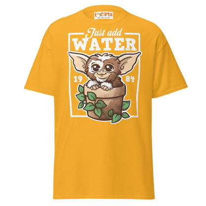 Just Add Water T-Shirt – Cute Retro Creature Tee - Gold - T-Shirts Online