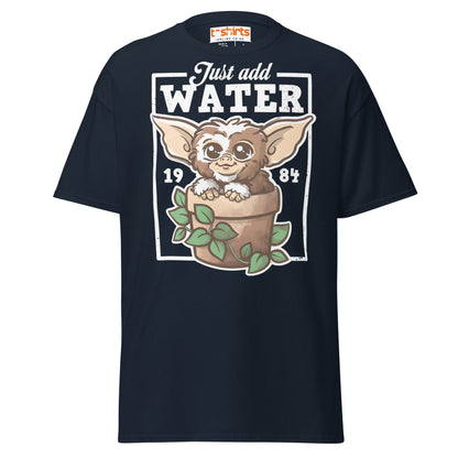 Just Add Water T-Shirt – Cute Retro Creature Tee - Navy - T-Shirts Online